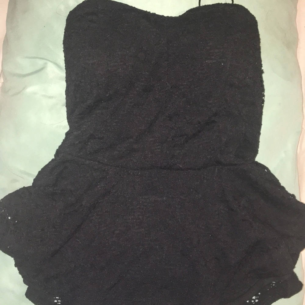 Strapless blouse